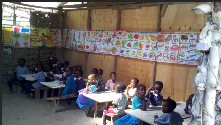Class in session at Solace Education Centre